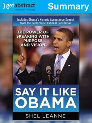 cover image of Say It Like Obama (Summary)